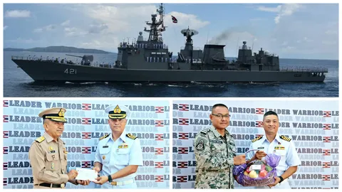 กองทัพเรือ จัดงานทำบุญฉลองเรือหลวงนเรศวร ประจำการครบ 24 ปี