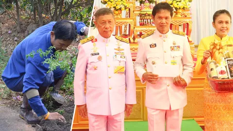 ร.10 ทรงมอบกระเช้า "ปรีชา เรืองจันทร์" บุคคลตัวอย่างด้านเศรษฐกิจพอเพียง