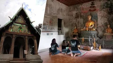 ศรัทธาไกล...ฝั่งลาว วัดป่ารวก หลวงพระบาง