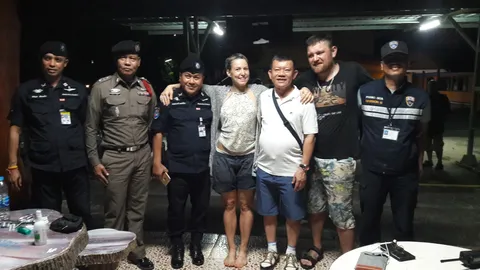 หนุ่มสาวรัสเซียหลงป่าอุทยานน้ำตกสระนางมโนราห์ ได้ WhatsApp ช่วยชีวิต