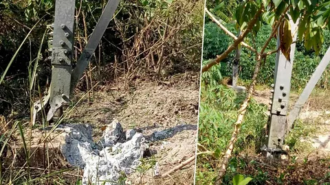 ป่วนหนัก คนร้ายวางระเบิดเสาไฟแรงสูงที่สงขลา โยงบึมสมิหลา 