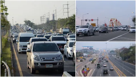 จราจรมุ่งหน้าเหนือ-อีสาน ฉลองปีใหม่ เริ่มแน่น คาดค่ำนี้สาหัส