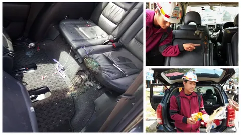 สาวเสียบชาร์จมือถือในรถ ทำลูกโป่งอัดแก๊สระเบิด เจ็บ 3 รายที่นครปฐม