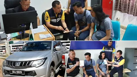 รวบ2หนุ่มมาเลย์ ขับรถทะลุประเทศไทย ไม่ประทับตราพาสปอร์ต