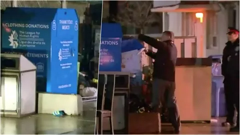 บริษัทหยุดผลิตแล้ว หญิงมุดตู้บริจาคเสื้อผ้า ติดอยู่ในตู้ ตายสลด ศพที่ 8