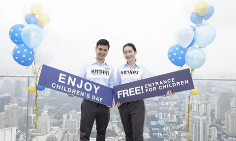 มหานคร สกายวอล์คเปิดให้เด็กชมจุดชมวิวชั้นดาดฟ้าที่สูงที่สุดฟรี รับวันเด็ก 2562  