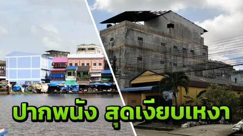 พายุปาบึกผ่านไป ปากพนังเงียบเหงา นกนางแอ่นลดน้อยลง ทำนักท่องเที่ยวหด