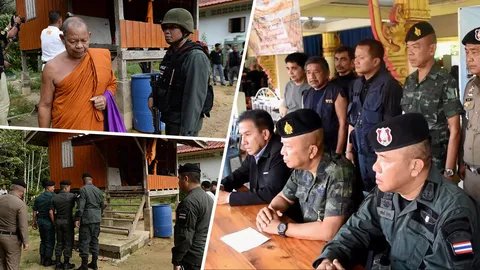 พระใต้ผวา ไม่กล้าบิณฑบาต แม่ทัพภาค 4 เตือน อย่าหลงกลเสี้ยม