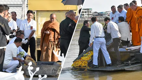 ลอยอัฐิหลวงพ่อคูณ 