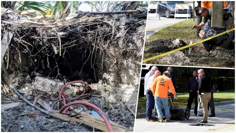 FBI อึ้ง เจออุโมงค์ลับยาวถึงธนาคารฟลอริดา หวั่นคนร้ายเตรียมปล้น (คลิป)