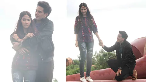 วิน วาทิต โชว์ตีลังกาอัดผู้ร้าย แต่พอคุกเข่าขอ อิงฟ้า เป็นแฟนกลับถูกยิง