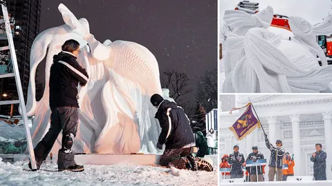 ไทยคว้าแชมป์แกะสลักน้ำแข็ง สร้างสรรค์ผลงาน "ปลากัด" สัตว์น้ำประจำชาติ