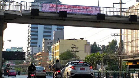 ปิดสะพานลอยอโศก-เพชรซ่อมใหญ่