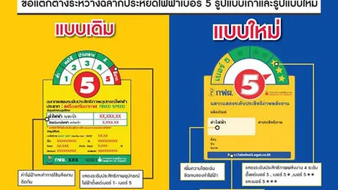 ฉลากเบอร์ 5 ติดดาว ★ รูปแบบใหม่ ไฉไลกว่าเดิม !!