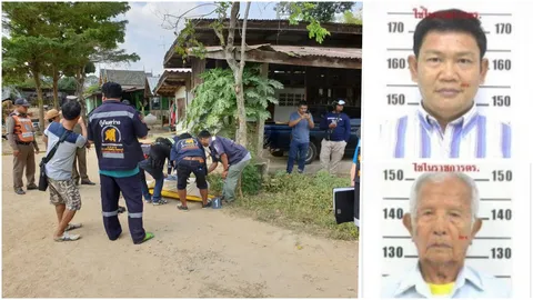 ขัดแย้งที่ดิน เฒ่าชักปืนยิงหลานเขยดับ ก่อนลั่นไกเจาะปากตัวเองสาหัส