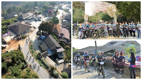 เปิดงานปั่นจักรยาน เส้นพิชิตถ้ำหลวง ฝ่า 3 ผาสู่ดอยนางนอน ครั้งที่ 2