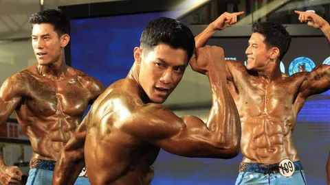 อื้อหือ คุณพ่อลูก 3 "กาย-รัชชานนท์" หุ่นแซบ ทำตามฝัน ประกวดเพาะกาย
