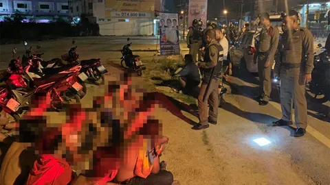 ตำรวจใช้รถส่วนตัว ปิดล้อมจับแว้น ไม่ให้ไหวตัวทัน (คลิป)