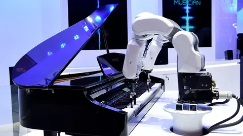 หุ่นยนต์ ZTE สาธิตเดี่ยวเปียโน