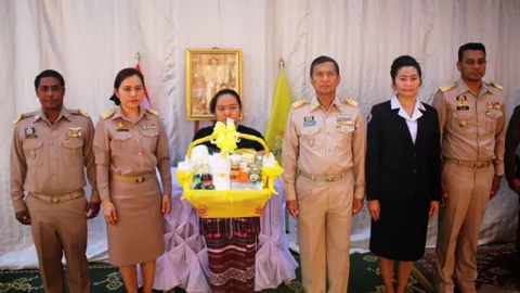 ในหลวง ร.10 โปรดเกล้าฯ พระราชทาน กระเช้าเพื่อเป็นกำลังใจแก่ครอบครัว อส.ทพ.พลีชีพ