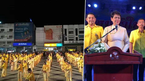 เปิดยิ่งใหญ่ งาน"บัวไหม บัวใหญ่" ปีที่28 สตรี10ตำบล รำถวายย่าโม 