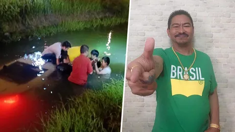 ยิงรถตกคลอง ดับเสี่ยขนส่ง ทะเลาะในผับ ลงเฟซท้ากัน (คลิป)