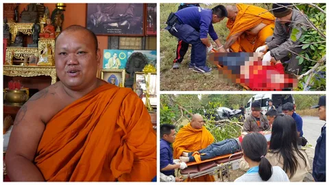 เปิดใจหลวงพี่สายกู้ภัย ผู้ที่ไปช่วยหนุ่ม จยย.ชนต้นไม้ดับที่ลำปาง