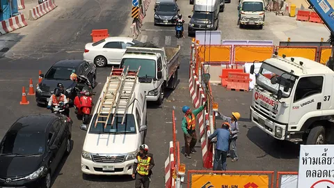 รอ รฟม.ส่งมอบพื้นที่ อุโมงค์ไฟฉายขุด 8 เดือน