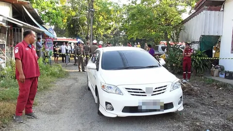 เชือดโหด "พยาบาล" เอาศพใส่รถเก๋ง มาทิ้งไว้ใกล้โรงพยาบาล วงจรปิดจับภาพ