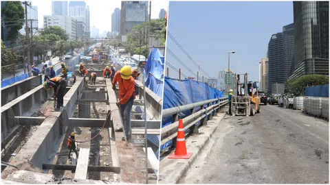 กทม.เร่งซ่อมสะพานข้ามแยกอโศก จี้ผู้รับเหมาให้เสร็จก่อนสิงหา