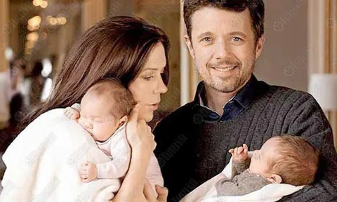 มกุฎเดนมาร์ก ทรงปลื้ม เจ้าชายเจ้าหญิง คู่แฝด