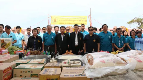 “ป่อเต็กตึ๊ง” ประกอบพิธีเซ่นไหว้ดวงวิญญาณไร้ญาติ (เทศกาลเช็งเม้ง) ประจำปี 2562