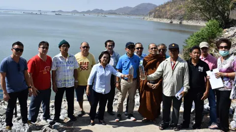 เขื่อนกระเสียววิกฤติ กระชังปลาเยอะ น้ำ"เหม็นคาว-ขุ่นเหลือง"