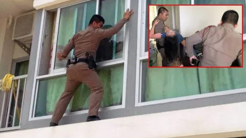 ปีนช่วยสาว