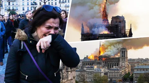 มหาวิหารนอเทรอ-ดาม ไหม้วอด ชาวโลกช็อกสลด