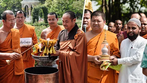 สงกรานต์วิถีไทยแดนพุทธภูมิ สรงน้ำพระ 4 สังเวชนียสถาน