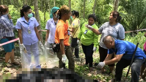 พบศพเด็กชายวัย 14 ปี ถูกทิ้งอืดคาป่าสวนยางที่พัทลุง ตร.คาดถูกฆาตกรรม