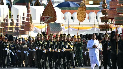 ฝึกซ้อมจริงครั้งที่ 3 ริ้วขบวนพระบรมราชอิสริยยศ พยุหยาตราสถลมารค 