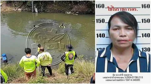 สาวเล็บแดงถูกฆ่าหั่นศพ ขายก๋วยเตี๋ยว แถวสำโรงเหนือ นั่งรถมากับสามีใหม่