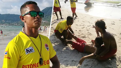 “ไลฟ์การ์ด”เบื้องหลังชีวิต ยืนบนความตายทุกวินาที