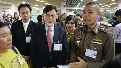 พ.ต.อ.กฤษณะ พัฒนเจริญ รอง โฆษก ตร. เปิดเผยการลงพื้นที่ทดสอบระบบ Biometrics