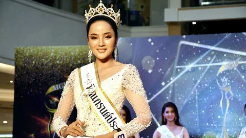 "น้องใบเตย" สาว ม.รามฯ คว้ามงกุฎมิสแกรนด์ประจวบคีรีขันธ์ 2019 ไปครอง