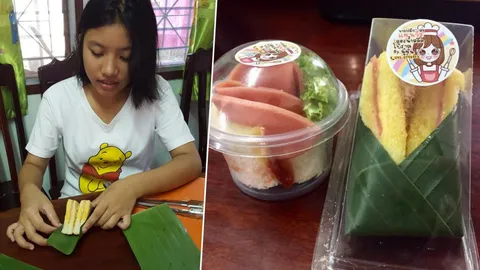 “น้องซิน” เด็กหญิง 15 ขายแซนด์วิชสูตรโบราณ หารายได้ช่วงปิดเทอม