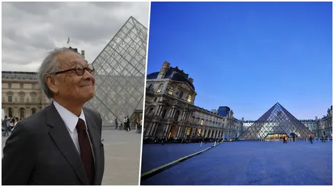  ไอ.เอ็ม.เพ สถาปนิกคนดัง รังสรรค์ พีระมิดแก้วที่พิพิธภัณฑ์ลูฟวร์ ลาโลก