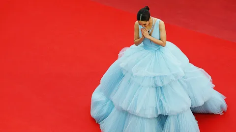 ไหว้สวยจริง มิน เฉิดฉายครั้งแรกในชีวิตที่คานส์  