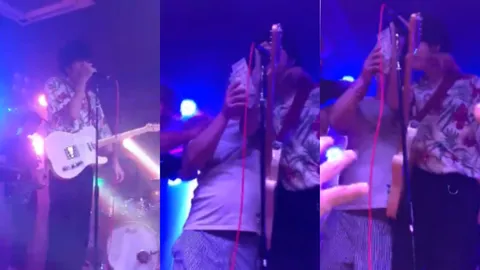 คนดูบังคับกระดกเหล้า เดอะทอยส์ สุดทนเขวี้ยงกีตาร์ทิ้งก่อนลงเวที