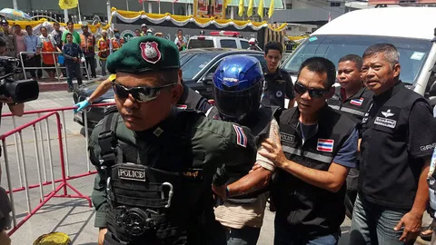 ตำรวจพาทำแผน "ปาทาน" ฆ่า "เซียนพระ" แค้นถูกชักดาบ