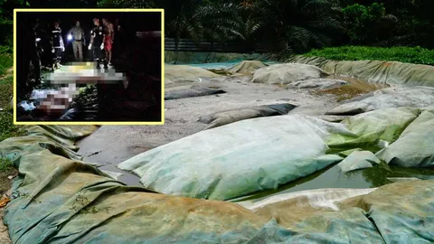 สุดเศร้า นำ 3 ศพพ่อ-ลูกสาว จมบ่อขี้หมูตั้งสวด แม่เป็นลมหลายตลบ