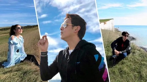 "บอล" ผวาอาถรรพณ์! "ฟลุค-นาตาลี" พาเที่ยวหน้าผาฆ่าตัวตาย