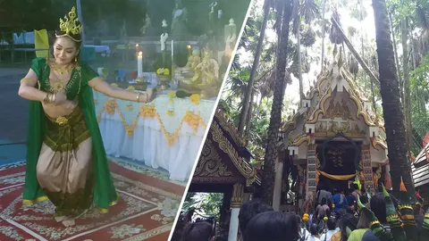 คอหวยแห่แก้บนคำชะโนด หลังถูก 2 งวดติดในวันหยุดยาว